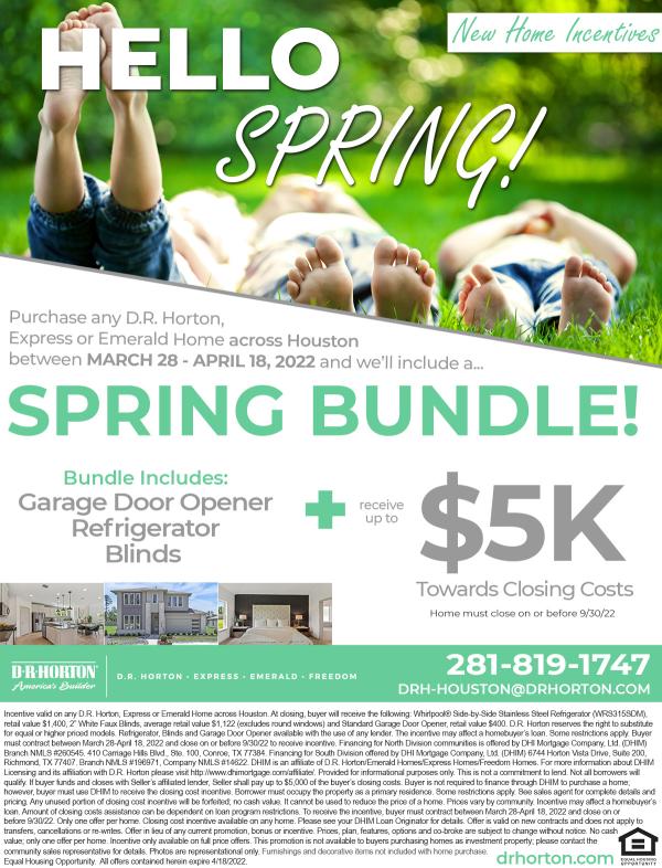 Spring is Here with Express Homes!